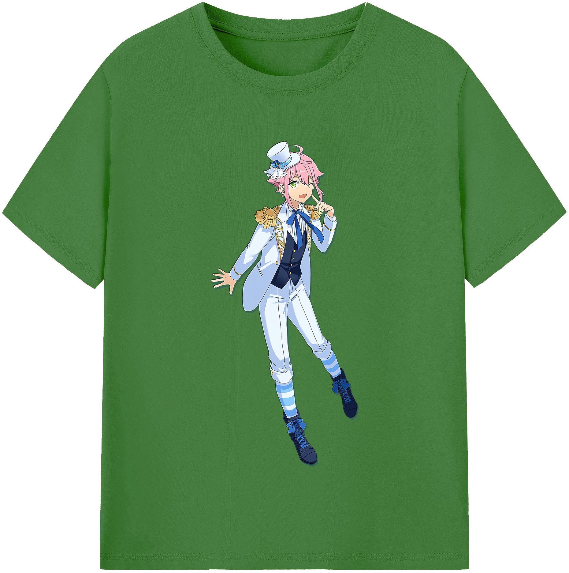 （画像用） あんさんぶるスターズ! Ensemble Stars レディースカジュアルプリントTシャツ（綿100％）